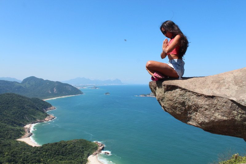 Pedra do Telégrafo no Rio de Janeiro (Foto: Dayana Souza)