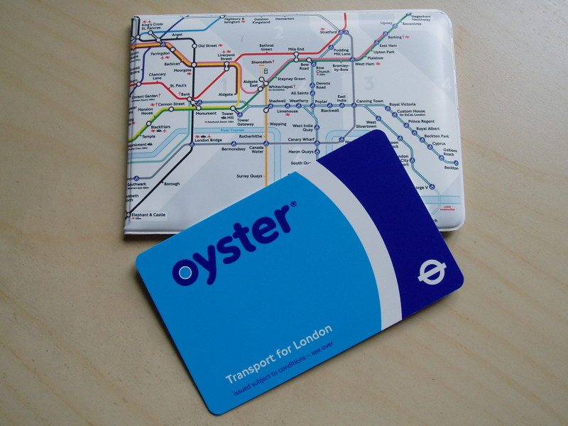 oyster card metro londres
