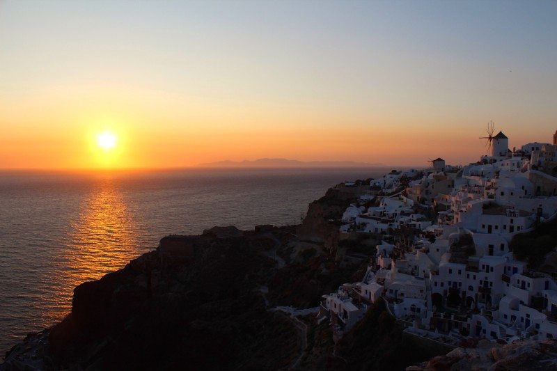 Pôr do Sol em Óia - Ilhas Gregas