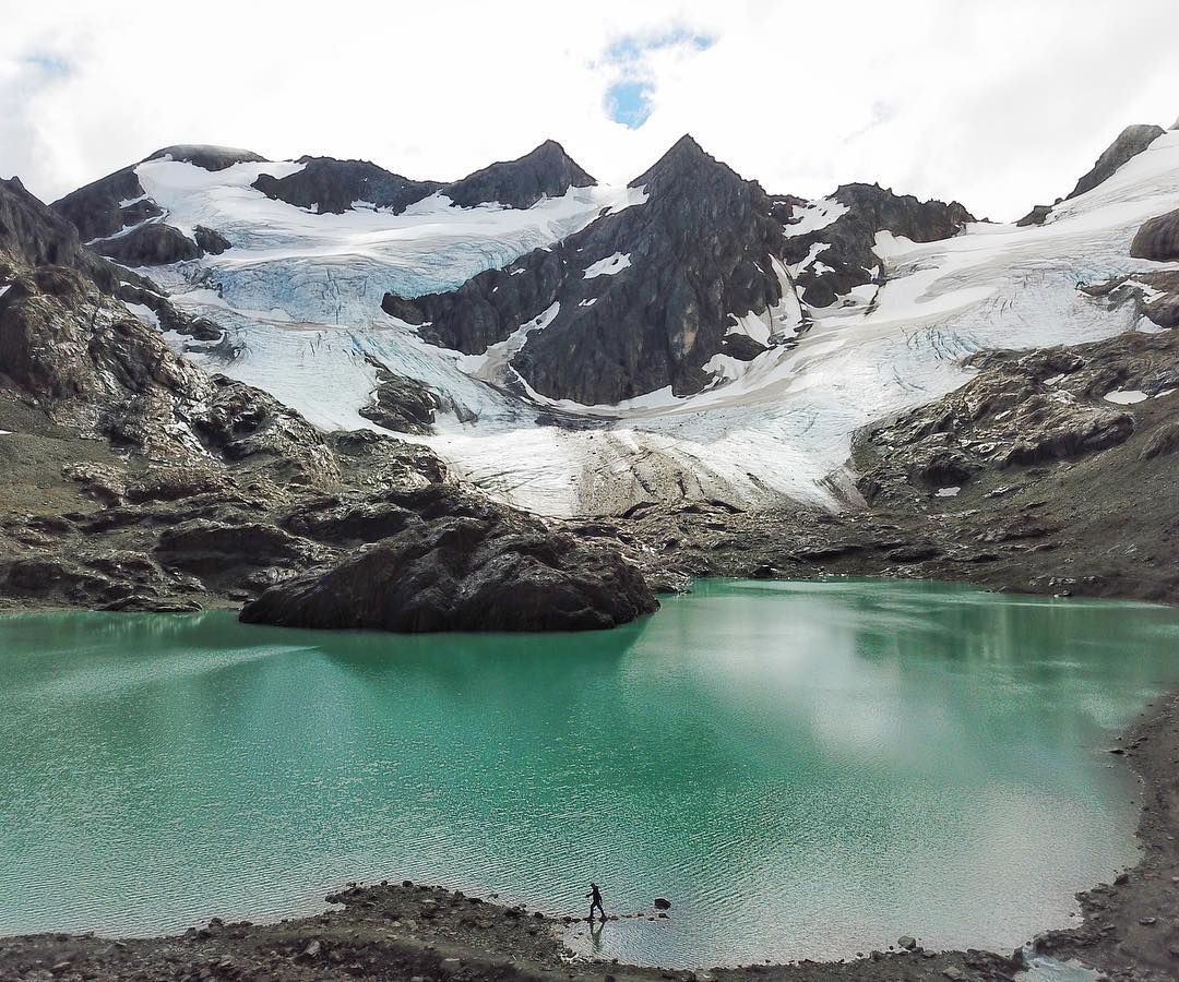 Glaciar Vinciguerra em Ushuaia, Argentina