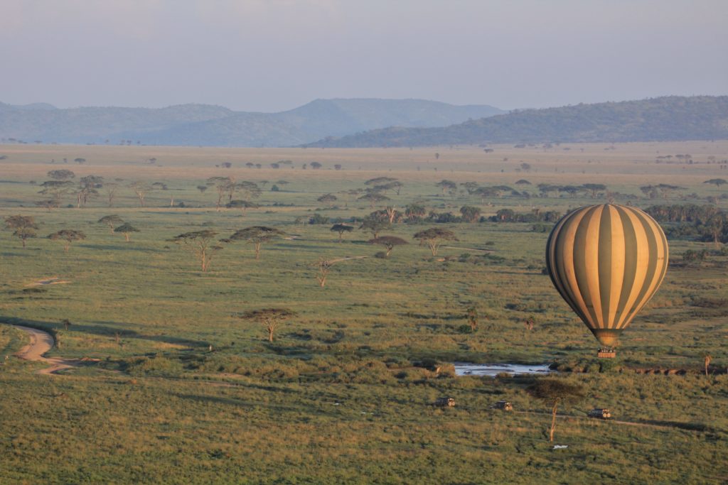 Voo de Balão no Serengeti