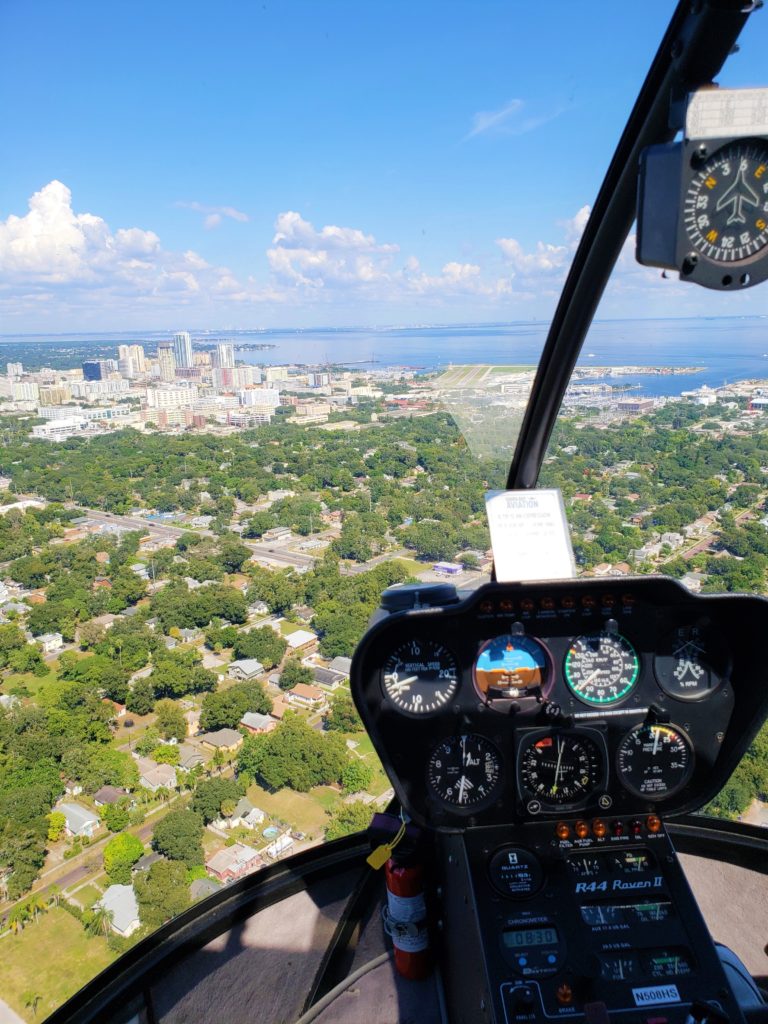 o que fazer em St Petersburg Florida -  passeio de helicóptero