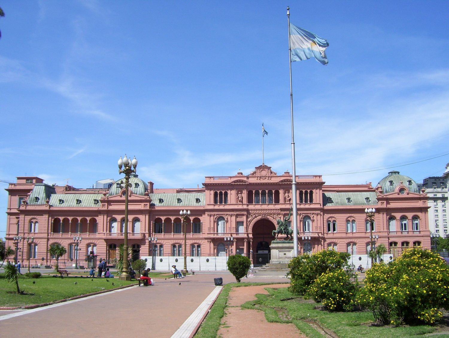 A Casa Rosada em Buenos Aires - Sede do Governo