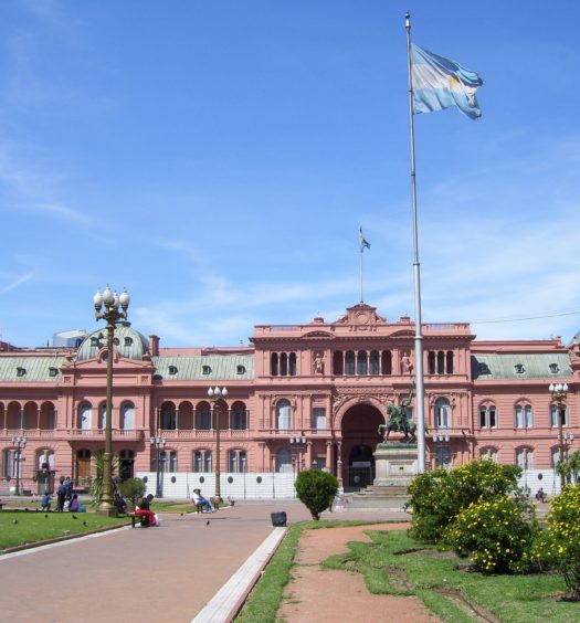 A Casa Rosada em Buenos Aires - Sede do Governo