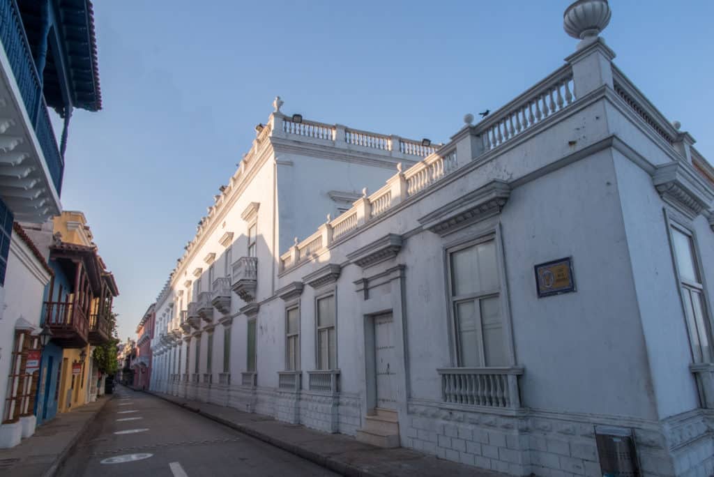 As ruas do Centro Histórico de Cartagena