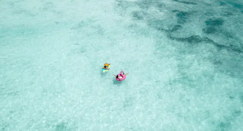 águas na ilha de saona na república dominicana