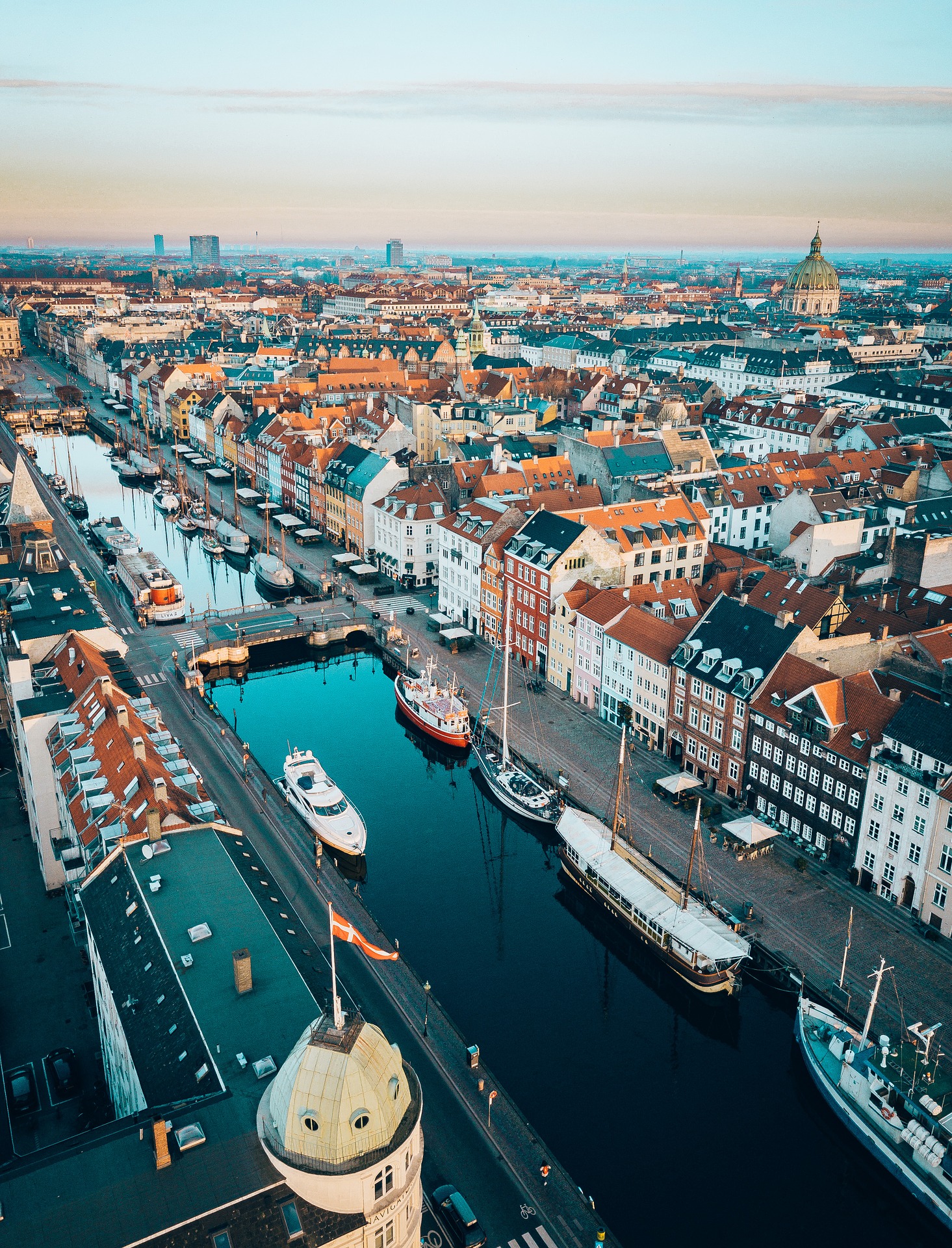 Seguro Viagem Dinamarca - Vista aérea de Copenhagen