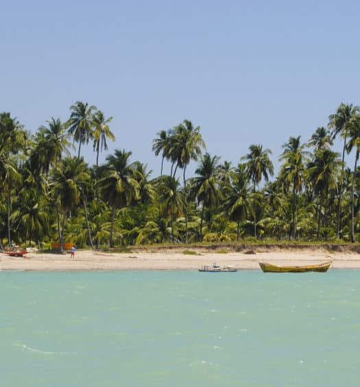 Praia de Ipioca em Maceió, no Alagoas