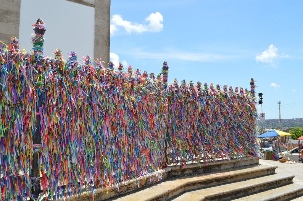 Fitinhas do Senhor do Bom Fim em Salvador, na Bahia