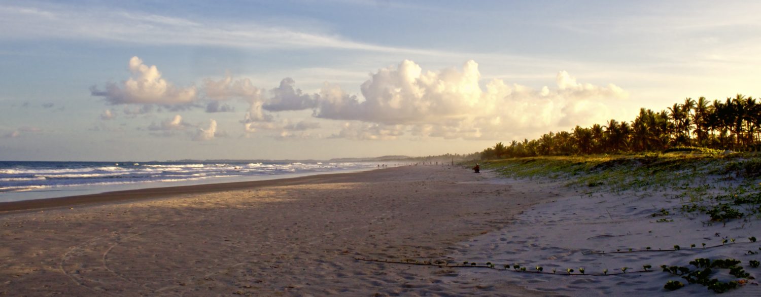 Praia em Ilhéus na Bahia