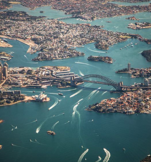 vista aerea de sydney na austrália