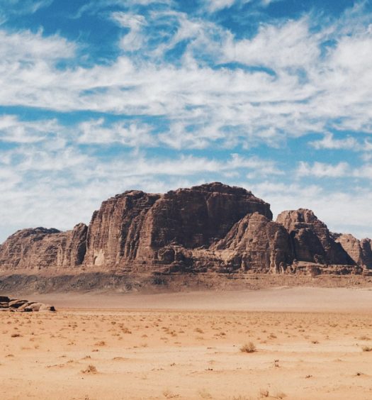 Deserto de Wadi Rum na Jordânia