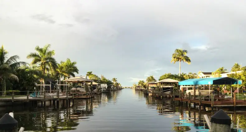 região de fort myers beach na florida