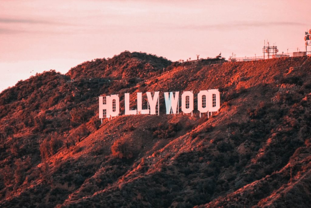 Letreiro de Hollywood na Califórnia