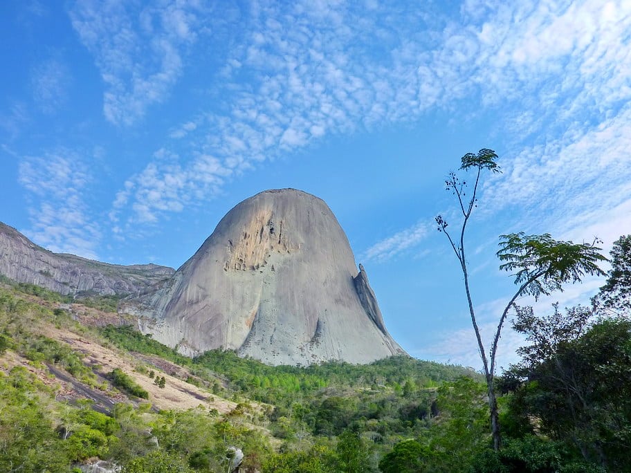 Foto da Pedra Azul, no município de Domingos Martins - ES