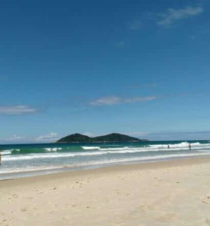 Praia do Campeche, um dos lugares mais procurados de Airbnb em Florianópolis