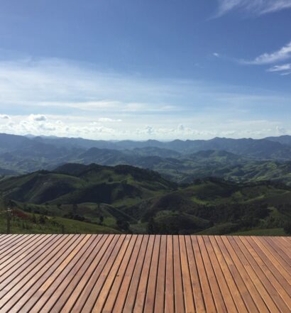 Vista do Chalé nas Nuvens, um dos Airbnb em São Bento do Sapucaí