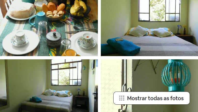 Um dos Airbnb em São João del Rei