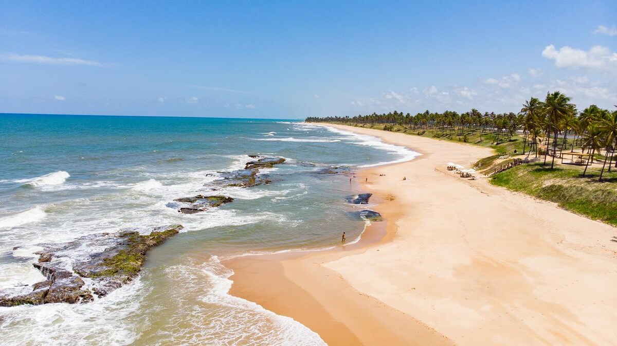 Praia Exclusiva da Casa de Alto Padrão na Costa do Sauipe