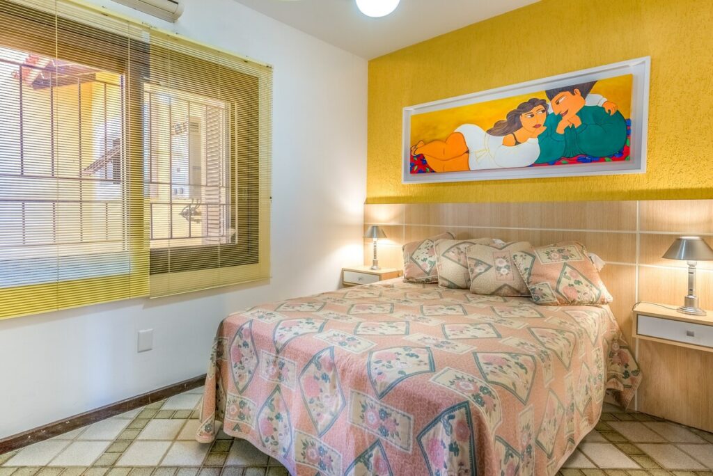 quarto do airbnb Bela Casa na Praia com Piscina em jurere internacional