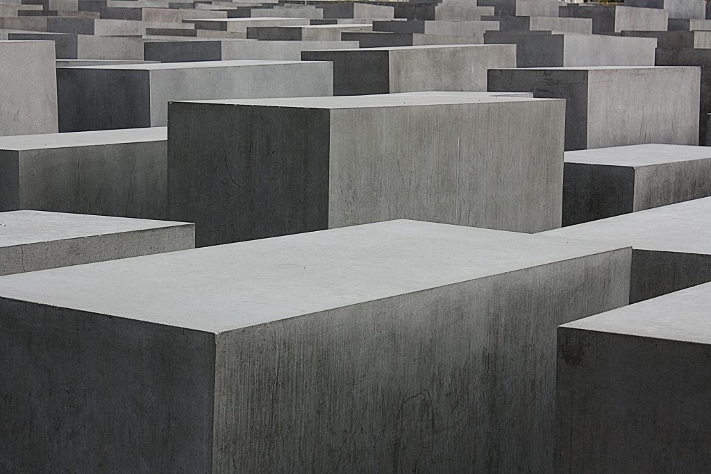 monumento do memorial do holocausto em berlim