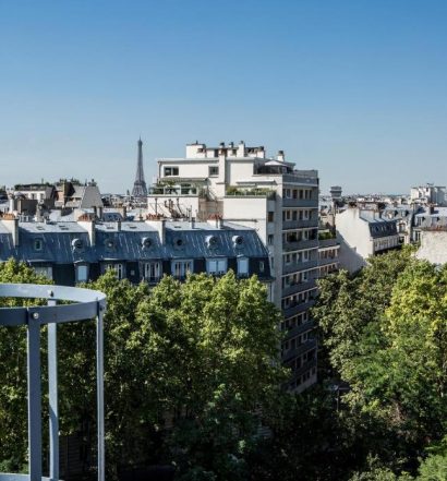 Vista de um dos hotéis Mercure em Paris, o Mercure Paris 17 Batignolles
