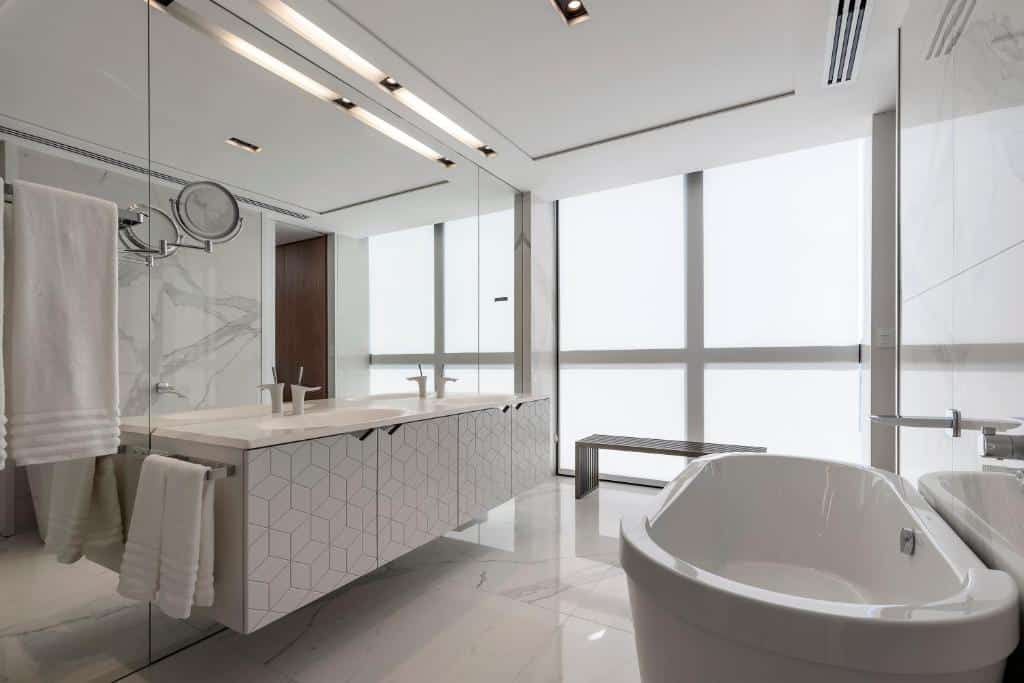 banheiro do WK Design Hotel Florianópolis