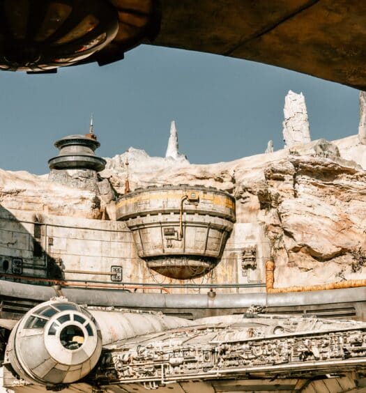 Parque da Star Wars Galaxy's Edge, na Disneyland Califórnia