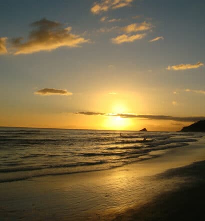 Por-do-sol em Juquehy