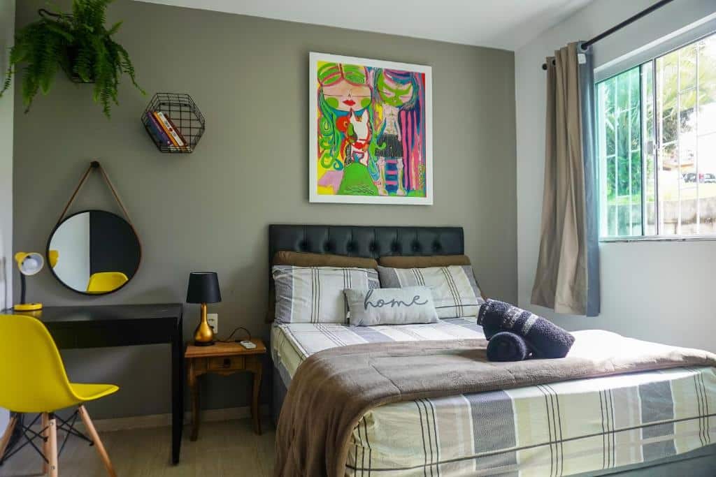 quarto da Moradas Recanto da Joaquina uma opção de airbnb em Florianópolis