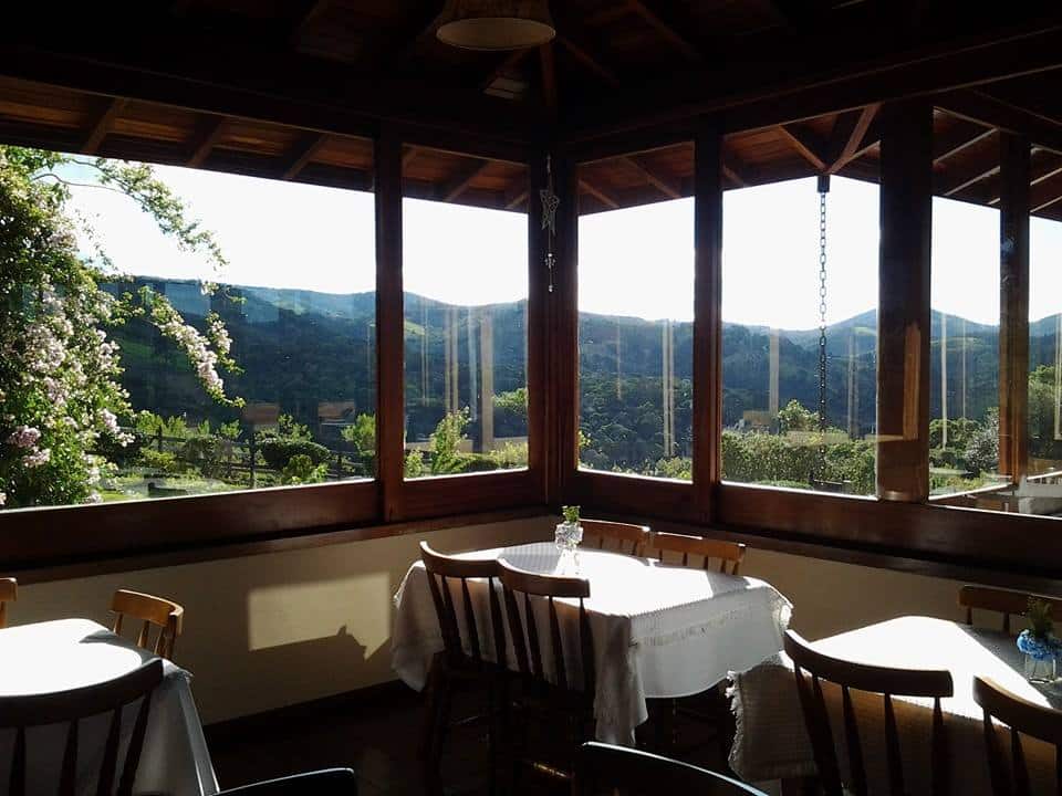 Vista do restaurante Sauá em Gonçalves