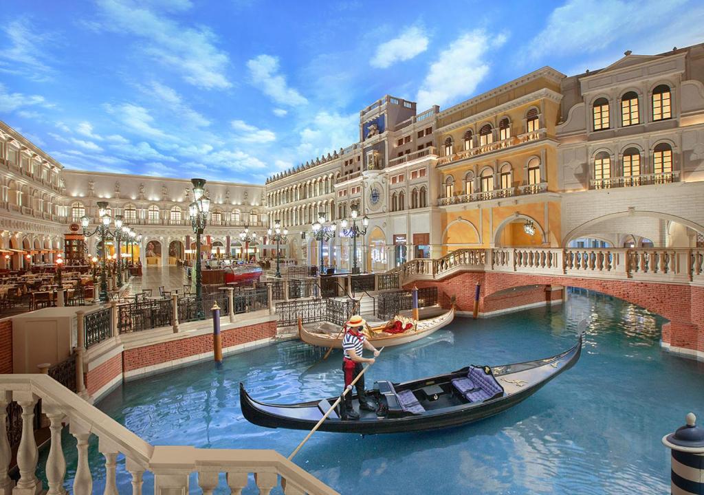 Área externa do The Venetian Resort Las Vegas.