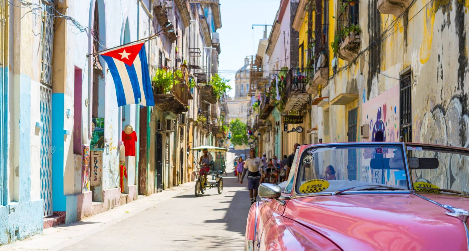 Rua em Cuba.