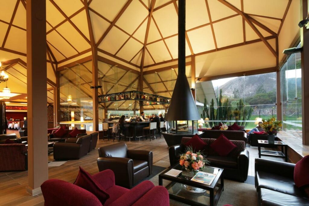 sala de recepção e estar na Casa Andina Premium Valle Sagrado Hotel & Villas