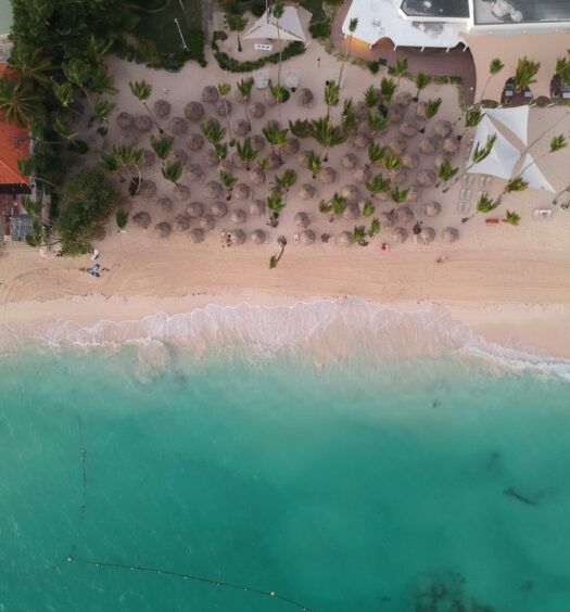 Praia em Punta Cana.