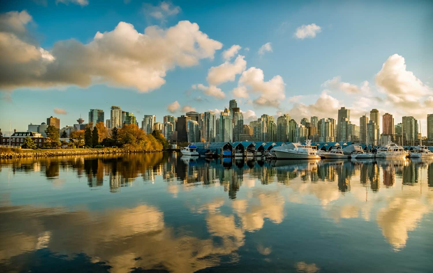 vista do Stanley Park em Vancouver
