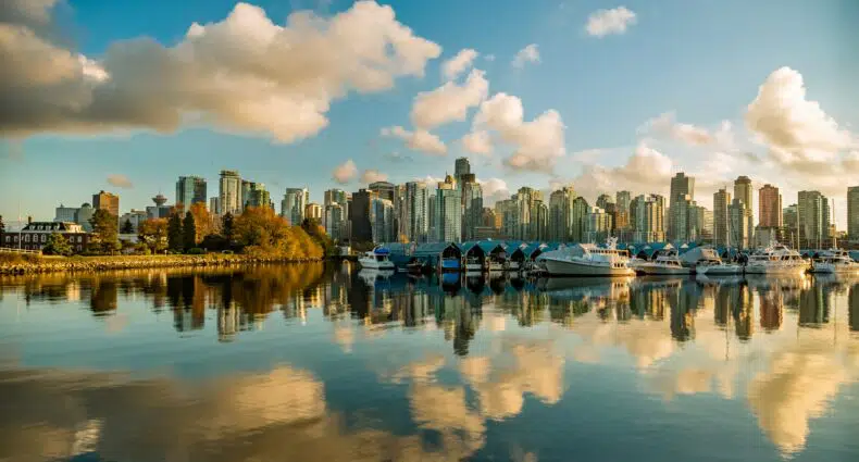 vista do Stanley Park em Vancouver