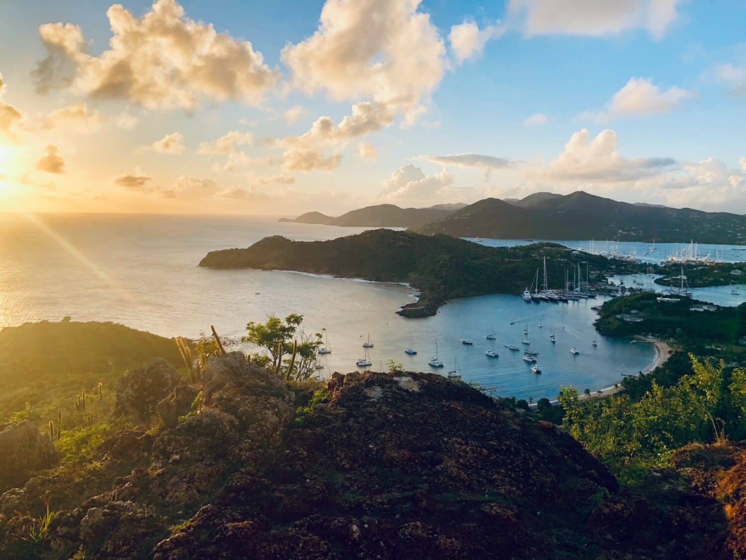 Vista de Antigua e Barbuda