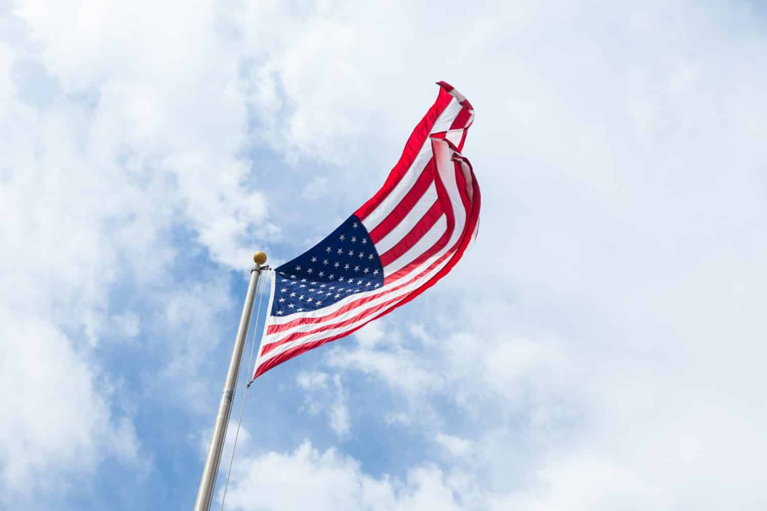 Bandeira dos EUA para ilustrar o post de hotéis perto do consulado americano em São Paulo