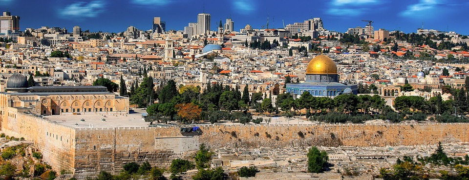Cidade de Jerusalém em Israel, país que faz parte da região do Oriente Médio - Foto: Walkerssk via Pixabay