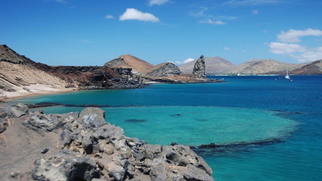 Vista de uma das regiões de Galápagos