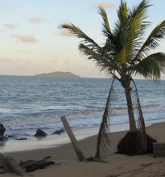Praia de Bourda na Capital de Guiana Francesa, Caiena - Foto: Chico Barros via Pixabay