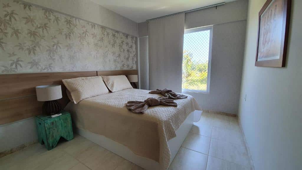 Quarto do Apartment Delírios, um dos airbnb em Imbassaí