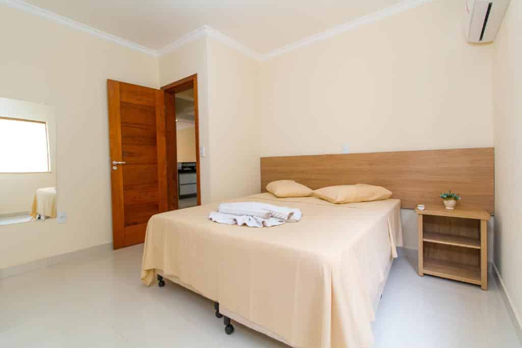 Quarto de um dos airbnb em Porto Seguro, no Residencial João e Maria