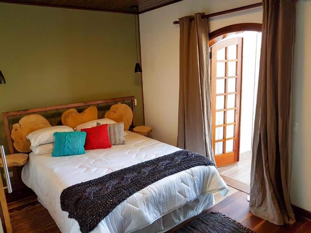 Quarto Portofino, com cama de casal, na Villa Capuzzo