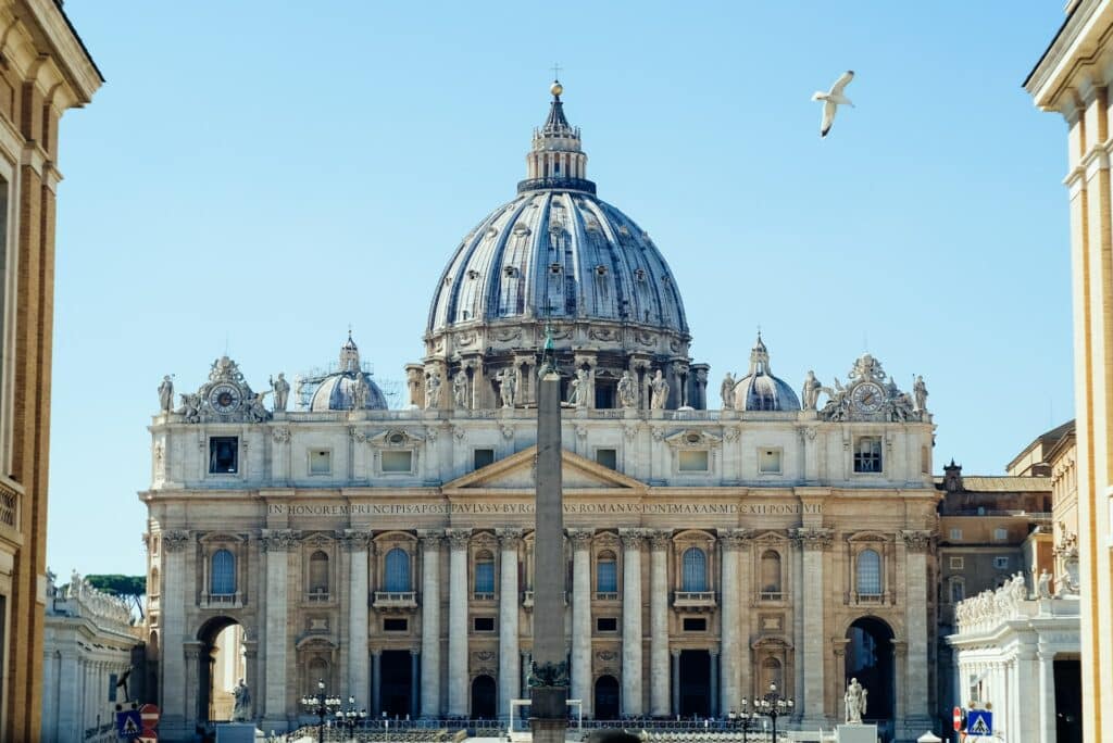 vista da Basílica de São Pedro em Roma