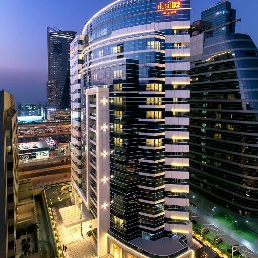 Prédio do Dusit D2 Kenz Hotel, em Dubai