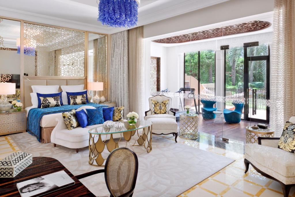 Quarto luxuoso do One&Only Royal Mirage Resort