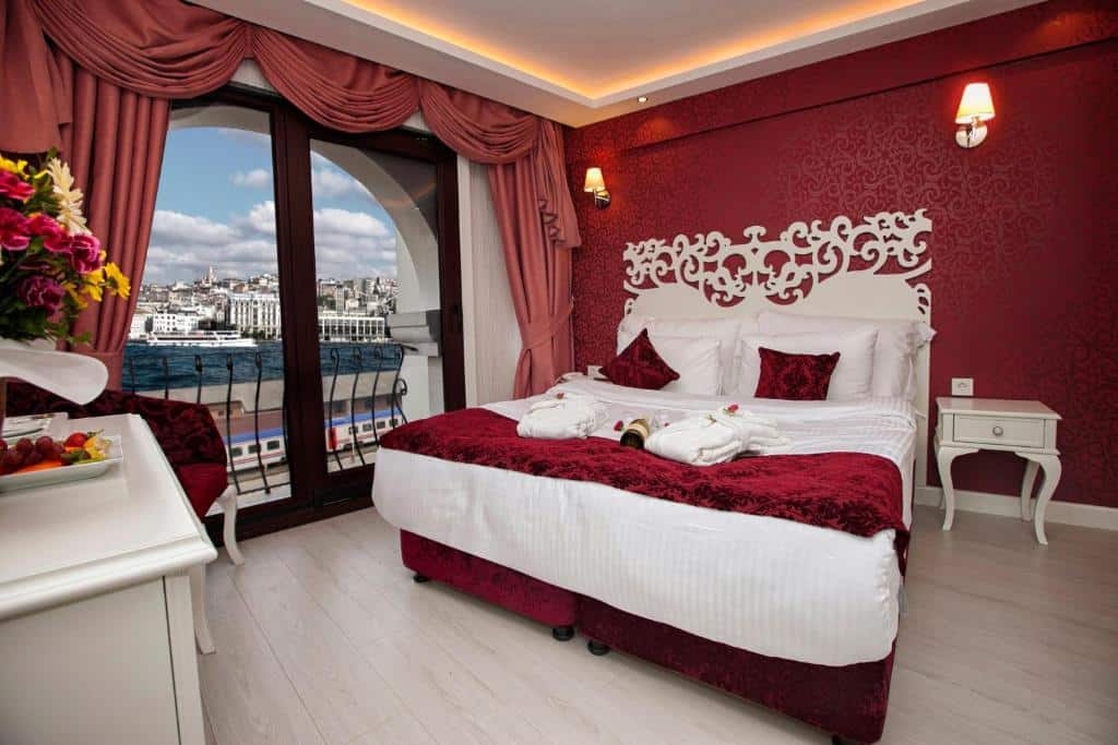 quarto amplo do Dream Bosphorus Hotel uma das opções de hotéis em Istambul