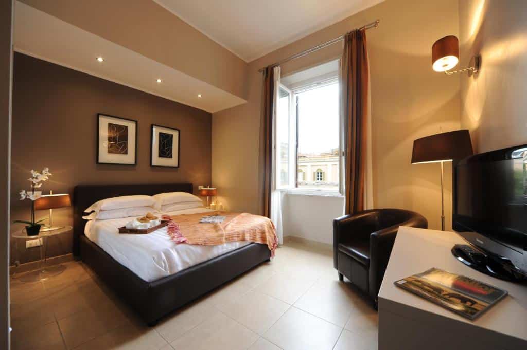 quarto do Trianon Borgo Pio Aparthotel uma opção de hotéis em Roma